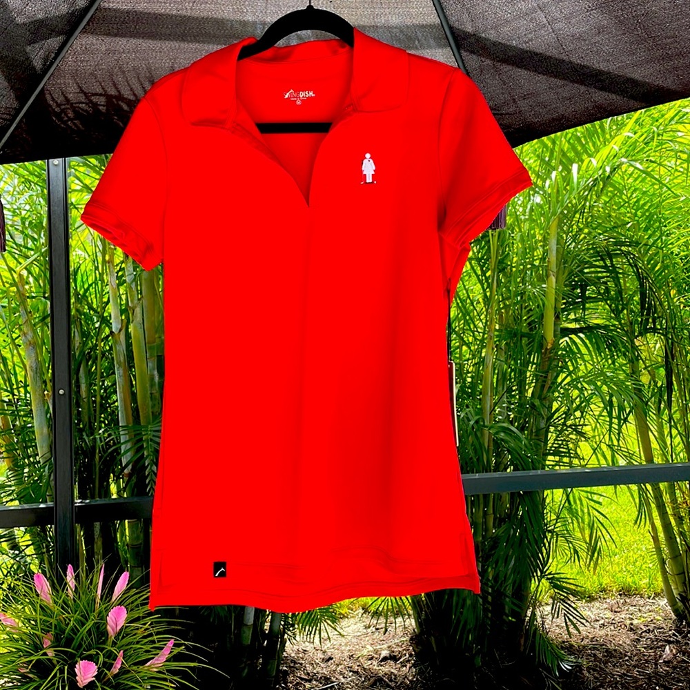 Brand New Ladies Golf Polo by Swing Dish NWT